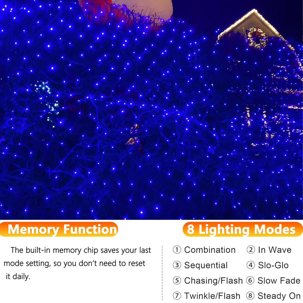 Joomer Solar Fairy Lights, 2-Pack Total 80FT 240LED String Lights, White