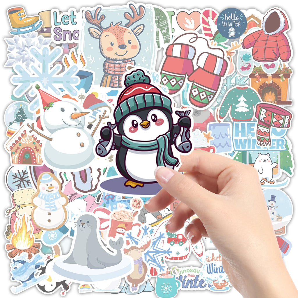 OHOME Fall Stickers | 100 PCS Thanksgiving Stickers for Kids - Vinyl Thanksgiving Games Toys Gifts Activities Essentials Party Favors Supplies - Friendsgiving Crafts Bulk for Classroom Home
