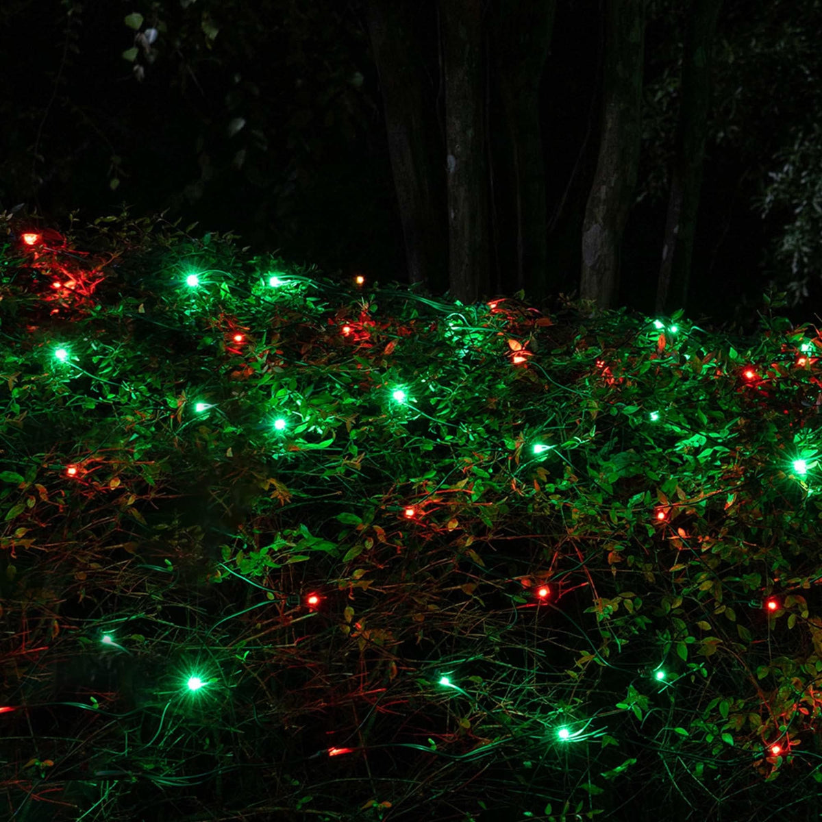 DAZZLE BRIGHT Halloween 300 LED String Lights, 100FT String Lights with 8 Lighting Modes, Halloween Decorations for Party Carnival Supplies, Outdoor Yard Garden Decor (Purple & Orange)