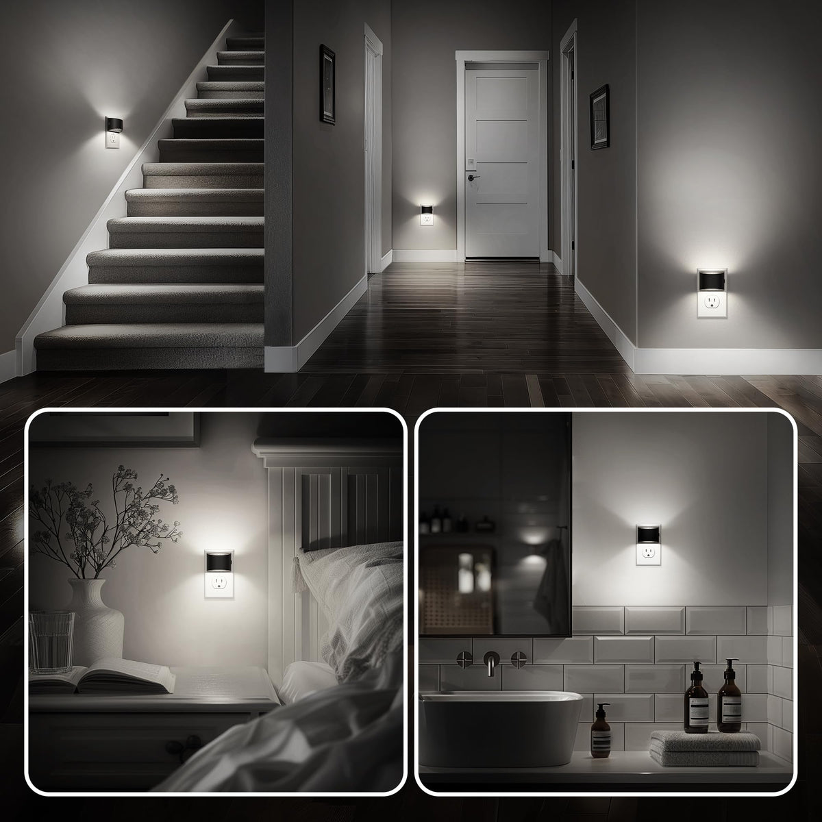 DORESshop Night Light, Night Lights Plug into Wall, Adjustable, 3000K