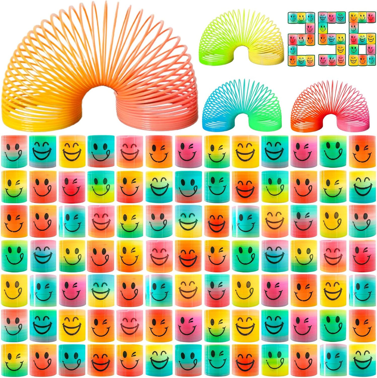 Cocurb 256 PCs Mini Spring Party Favors for Kids 4 to 8, 4 Assorted Designs
