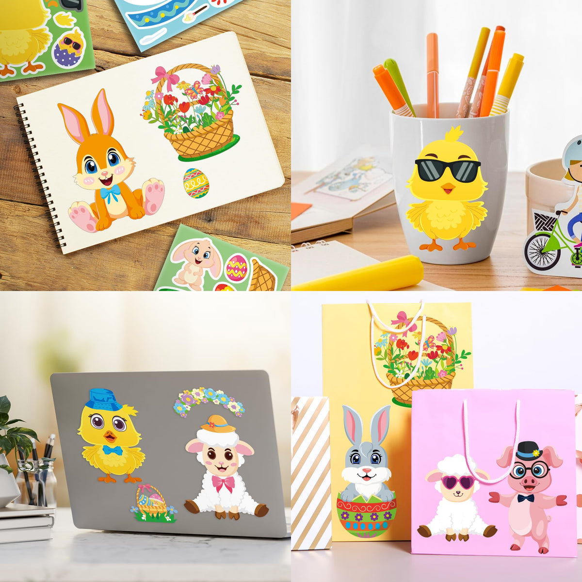 Stickers for Kids Toddler Party Favors Crafts - 48 Sheets