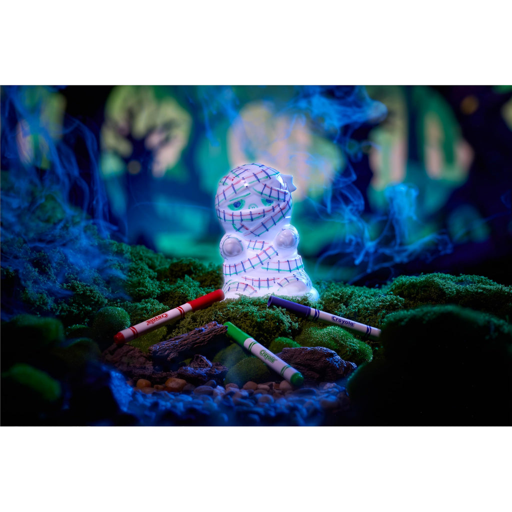Crayola Light-Ups Ghost, Reusable Coloring Light Up Halloween Toy for Kids