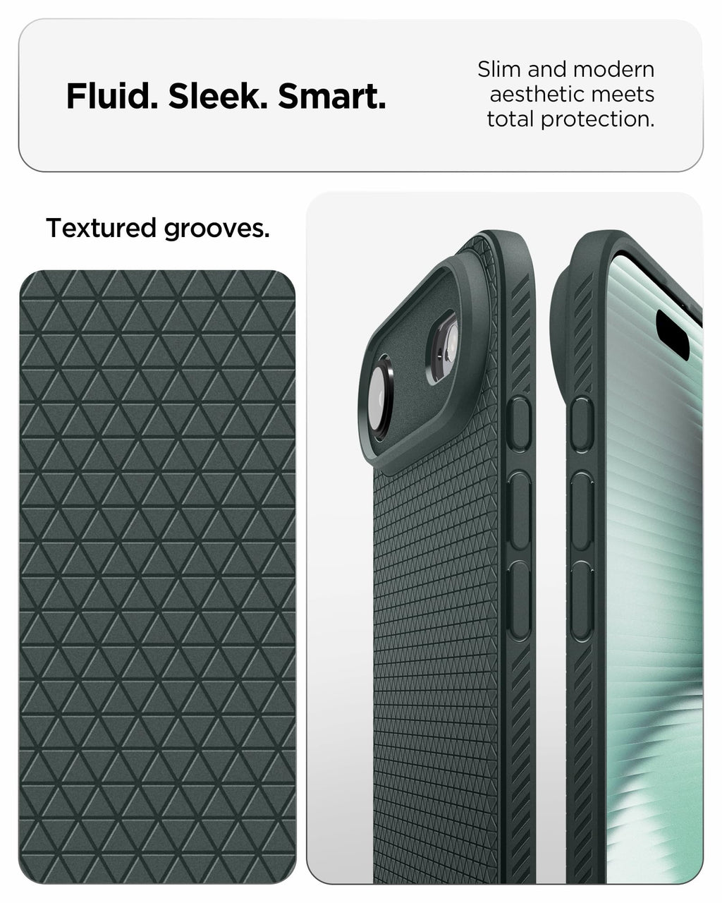Spigen Liquid Air Designed for iPhone 13 Pro Max Case (2021) - Matte Black