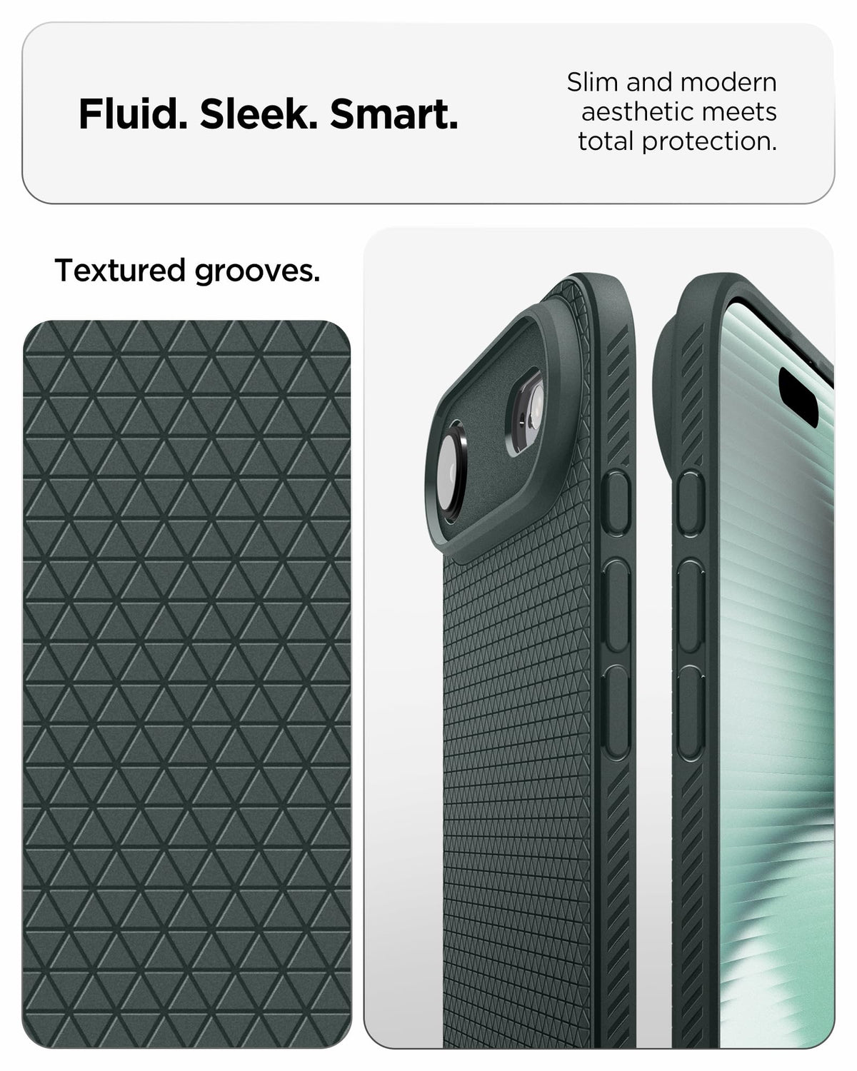 Spigen Liquid Air Designed for iPhone 13 Pro Max Case (2021) - Matte Black