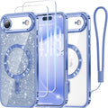 Meifigno for iPhone Air Case 6.5" with 2X Screen Protectors, Ultramarine