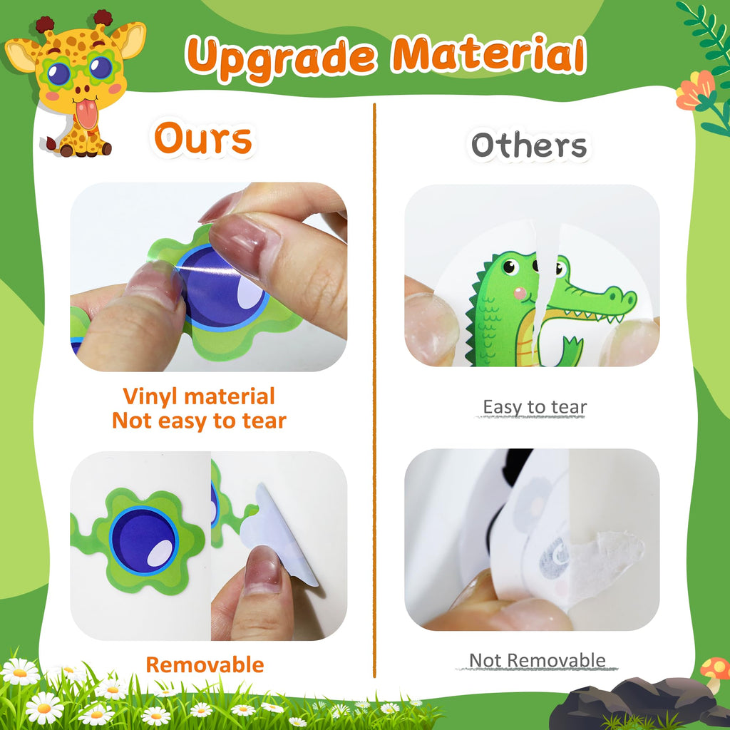 Stickers for Kids Toddler Party Favors Crafts - 48 Sheets