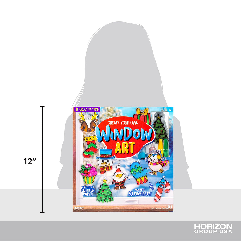 Made By Me Create Your Own Window Art Kit, Halloween Suncatchers