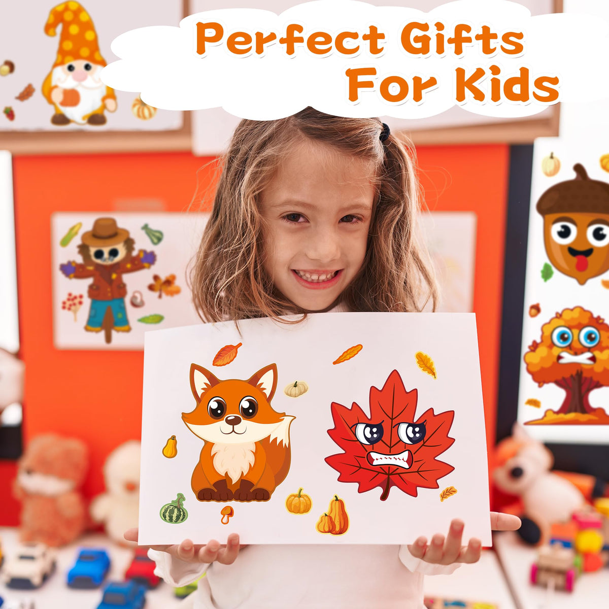 Stickers for Kids Toddler Party Favors Crafts - 48 Sheets
