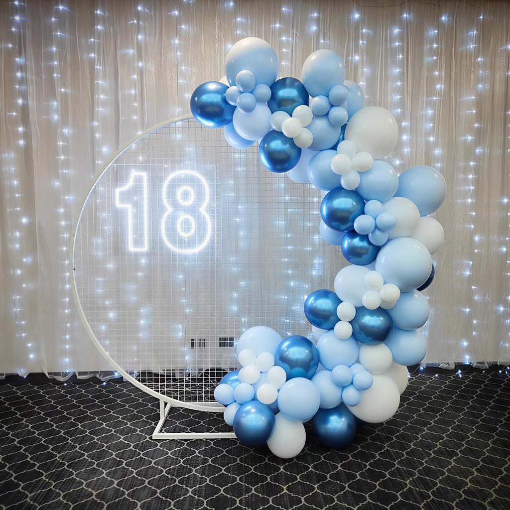 Rose Gold and Black Balloons for Bridal Shower Women Birthday Decorations