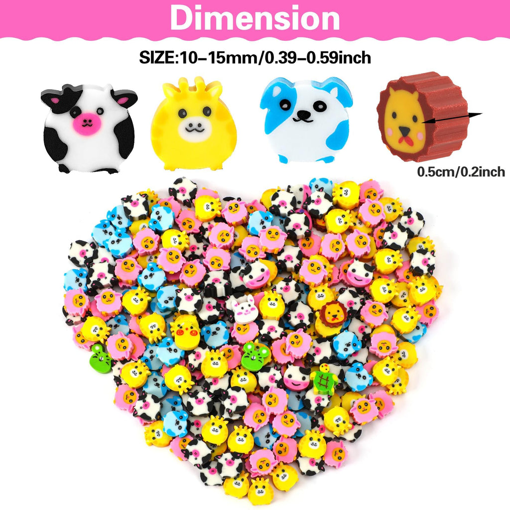JUNEBRUSHS 150Pcs Fall Mini Erasers, Cute Thanksgiving Erasers Bulk