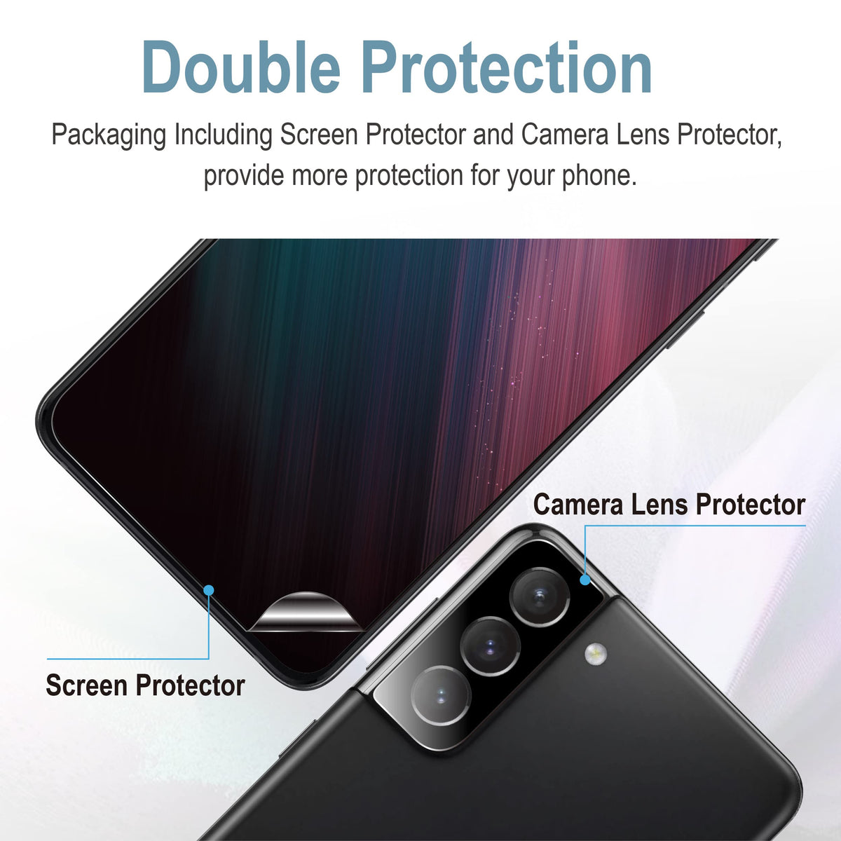 AACL 3-Pack for Samsung Galaxy S22 Screen Protector Film [6.1"]