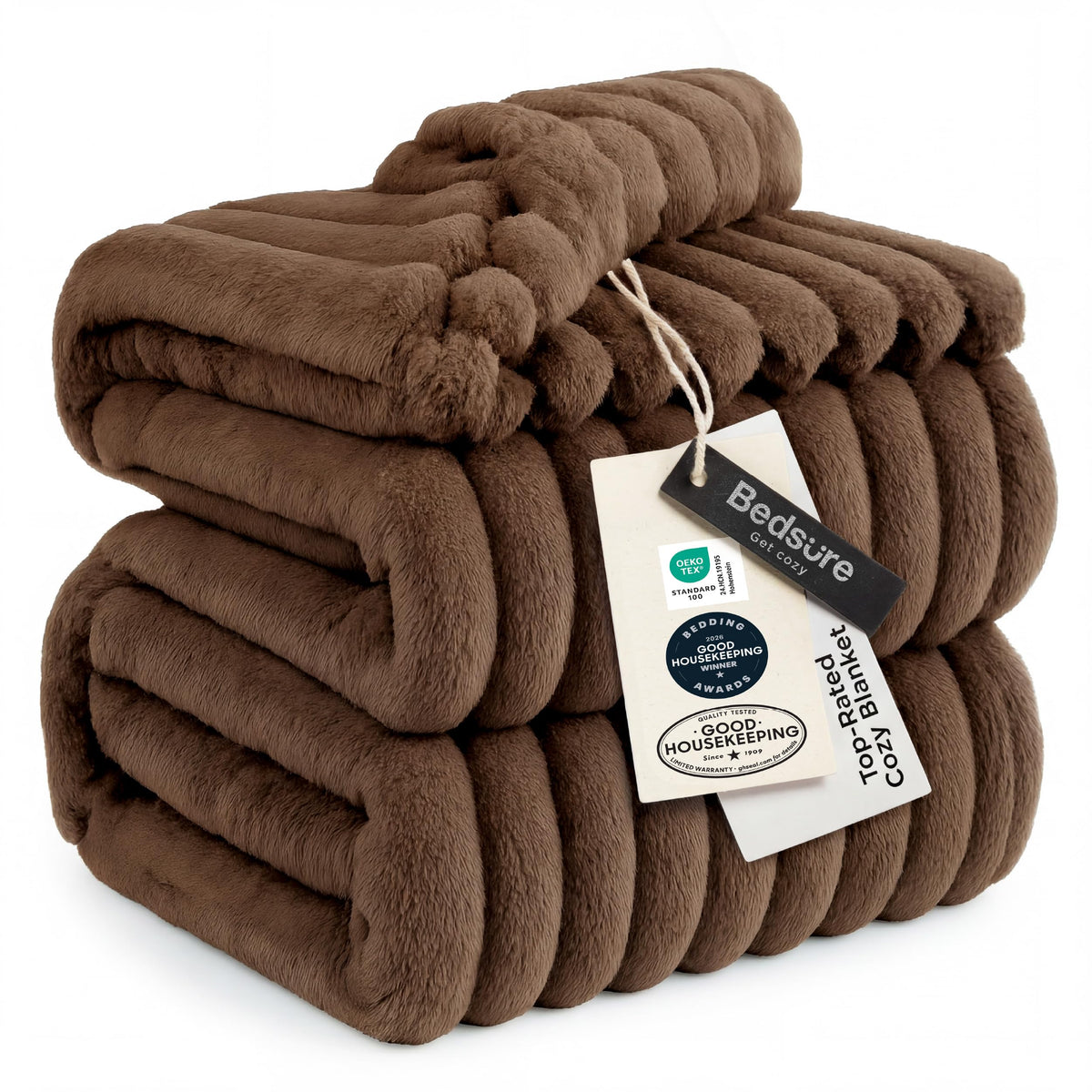 Bedsure GentleSoft White Throw Blanket for Couch - Halloween Fall Decorations for Home Living Room Decor, Cozy Fleece Fall Christmas Blanket, Birthday Gifts for Women Mom Her, Off White, 50x60 Inches