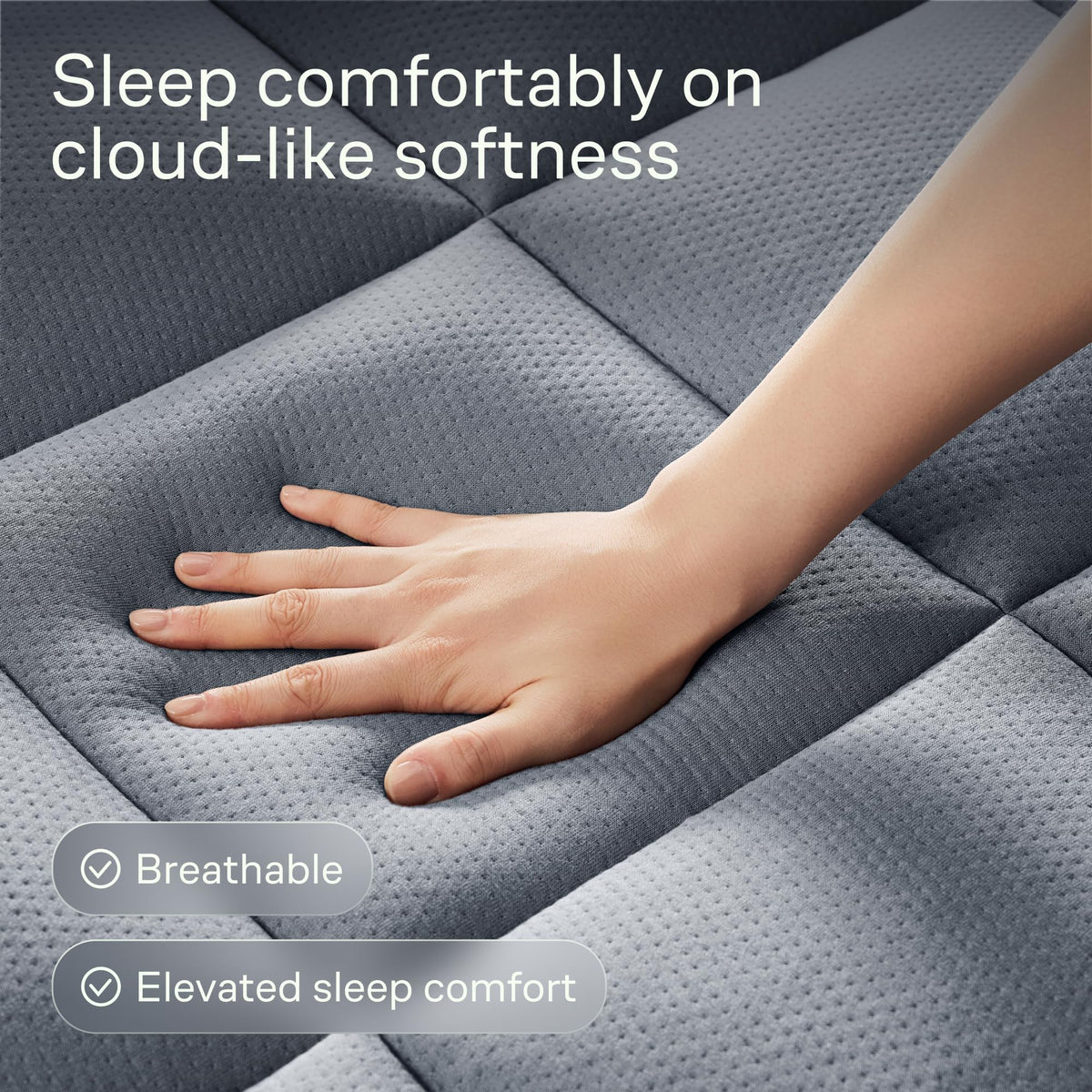 Niagara Sleep Solution Queen Ultra Soft Mattress Topper — Back Pain Relief