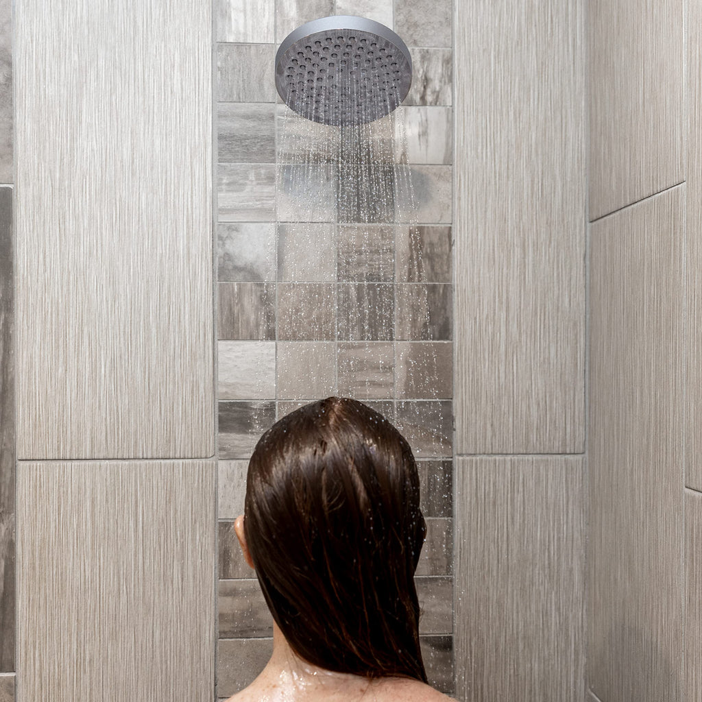 SparkPod Rain Shower Head, 6 Inch Round, Luxury Polished Chrome Finish