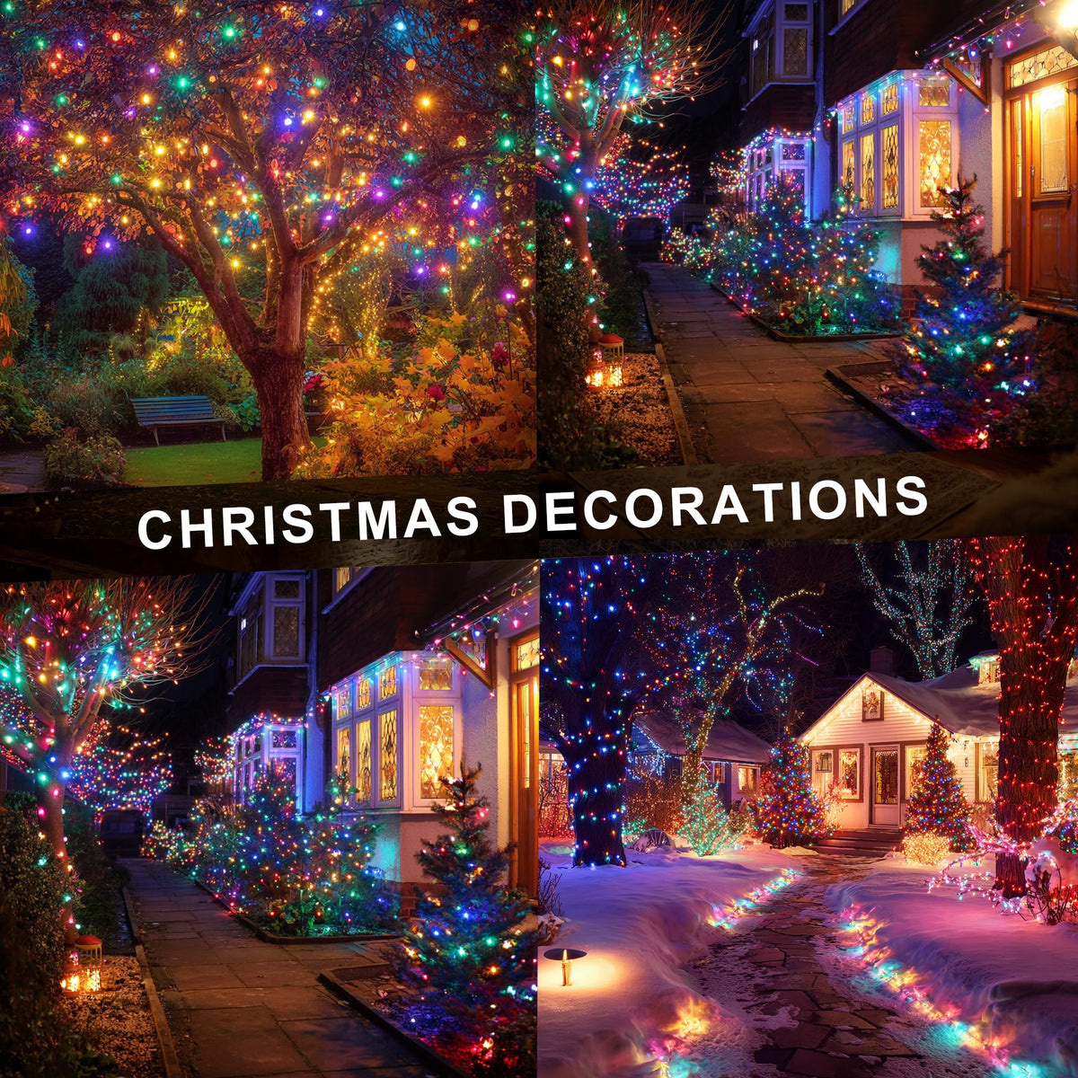 DAZZLE BRIGHT Halloween 300 LED String Lights, 100FT String Lights with 8 Lighting Modes, Halloween Decorations for Party Carnival Supplies, Outdoor Yard Garden Decor (Purple & Orange)