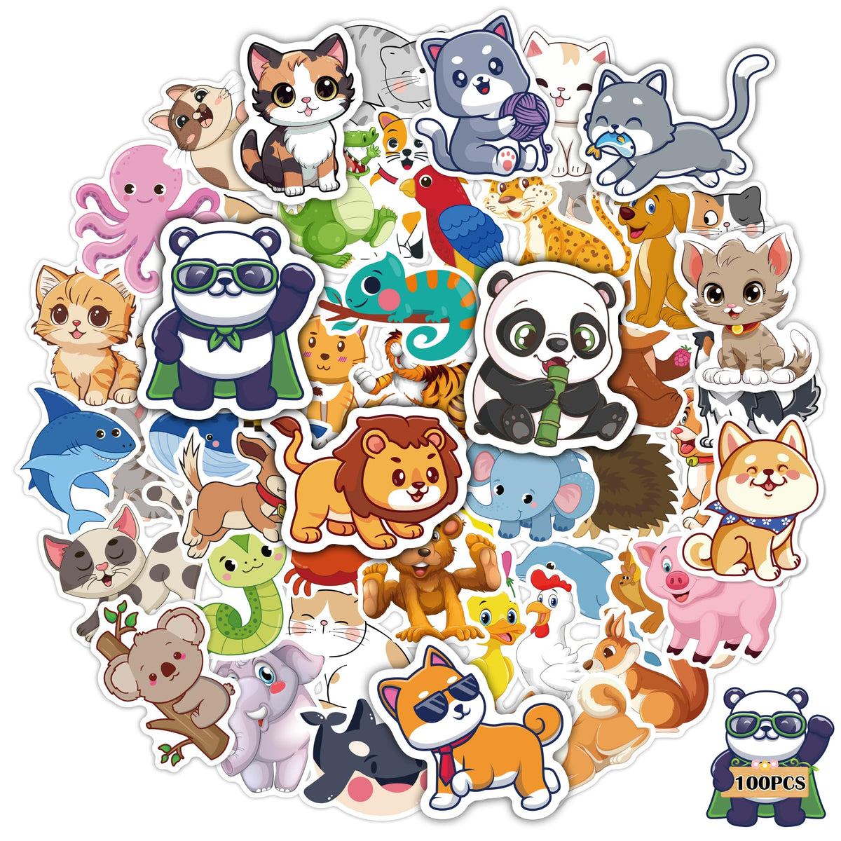 OHOME Fall Stickers | 100 PCS Thanksgiving Stickers for Kids - Vinyl Thanksgiving Games Toys Gifts Activities Essentials Party Favors Supplies - Friendsgiving Crafts Bulk for Classroom Home