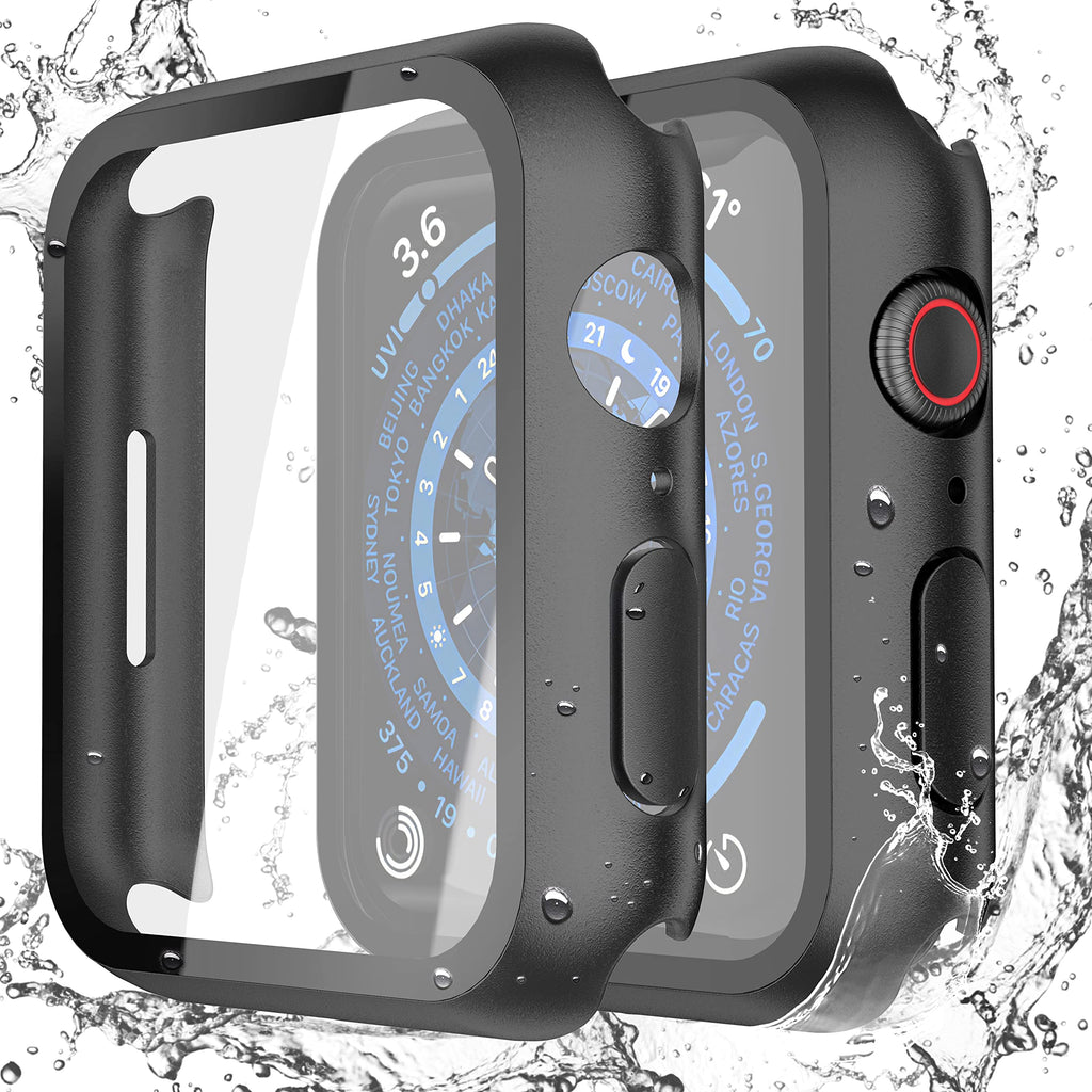 Misxi 2-Pack Waterproof Case for 41mm Apple Watch Series 9/8/7