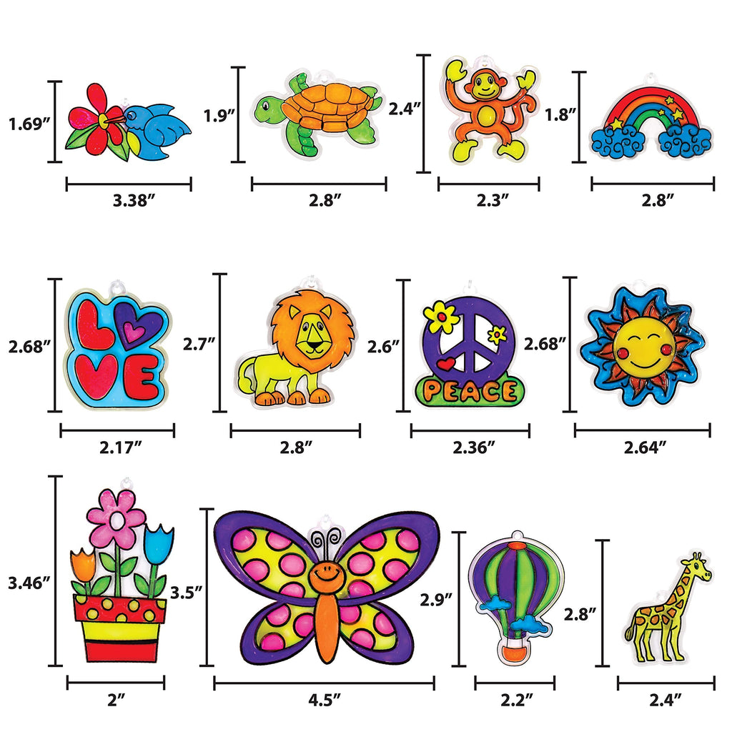 Made By Me Create Your Own Window Art Kit, Halloween Suncatchers