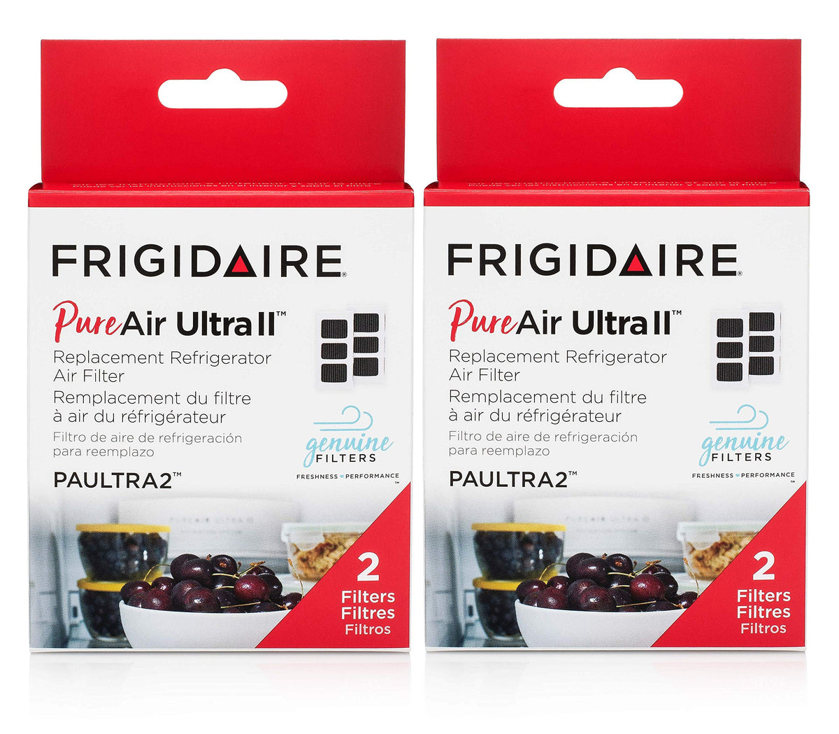 Frigidaire PAULTRA2 Refrigerator Air Filter Replacement, White, 1 Count