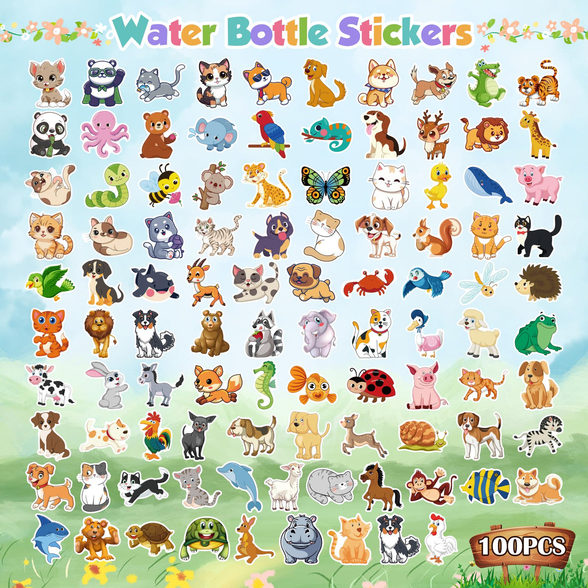 OHOME Fall Stickers | 100 PCS Thanksgiving Stickers for Kids - Vinyl Thanksgiving Games Toys Gifts Activities Essentials Party Favors Supplies - Friendsgiving Crafts Bulk for Classroom Home