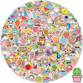 600 Pcs/Pack Water Bottle Stickers for Kids, Cute Vinyl Waterproof Stickers
