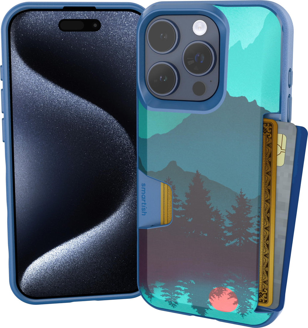 Smartish iPhone SE/7/8 Wallet Case, Card Holder, Wallet Slayer Vol 1, Black