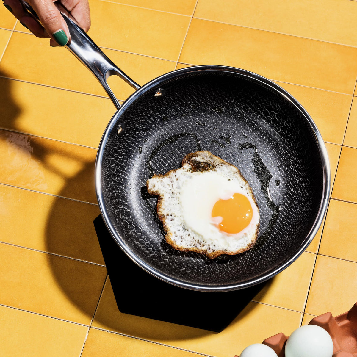 HexClad 10" Hybrid Nonstick Frying Pan, Dishwasher & Induction Safe