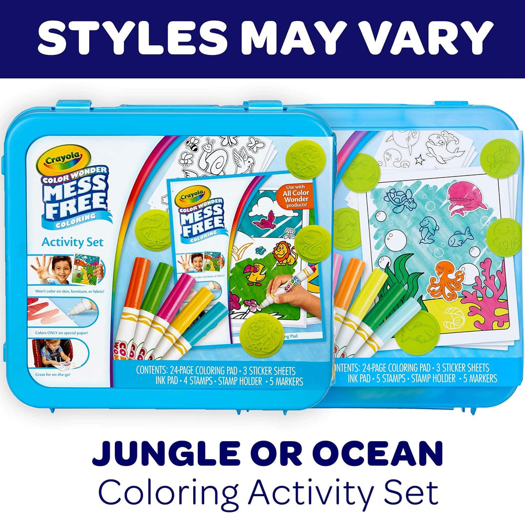 Crayola Color Wonder Mess Free Coloring Activity Set (30+ Pcs)