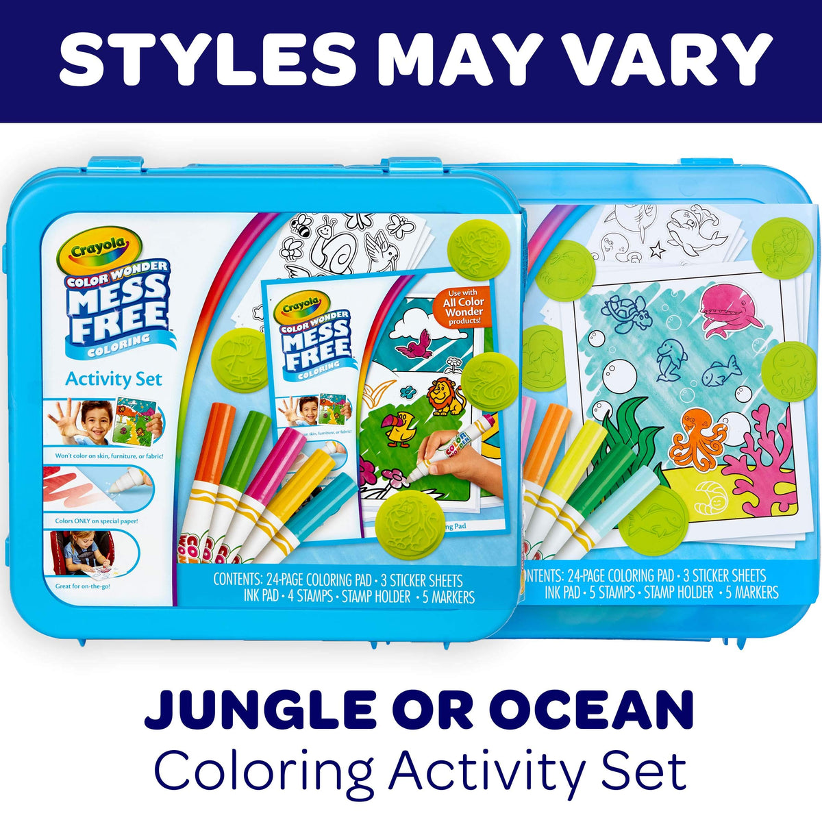 Crayola Color Wonder Mess Free Coloring Activity Set (30+ Pcs)