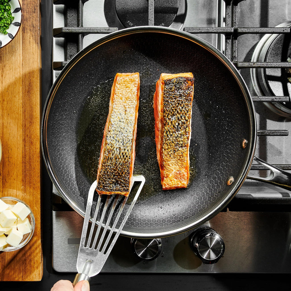HexClad 10" Hybrid Nonstick Frying Pan, Dishwasher & Induction Safe